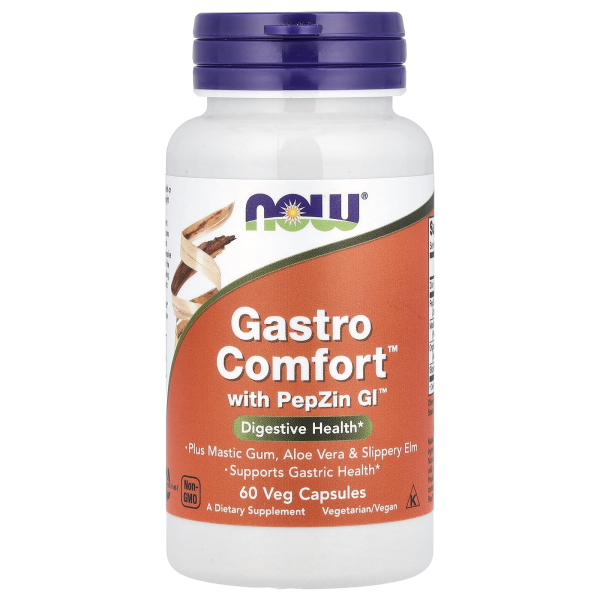 NOW Foods, Gastro Comfort? mit PepZin GI?, 60 pflanzliche Kapseln