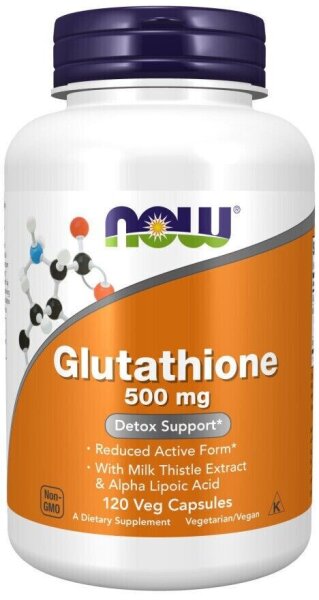 Now Foods, Glutathion, 500mg, 120 Veg. Kapseln