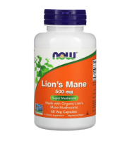 NOW Foods, L?wenm?hne, 500 mg, 60 pflanzliche Kapseln