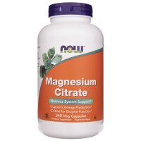 Now Foods, Magnesium Citrate, 400mg, 240 Veg. Kapseln