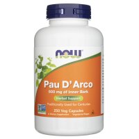 NOW Foods, Pau DArco, 500 mg, 250 pflanzliche Kapseln