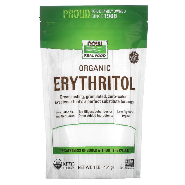 NOW Foods, Real Food, Bio-Erythrit, 454 g