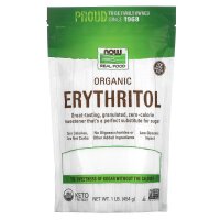 NOW Foods, Real Food, Bio-Erythrit, 454 g