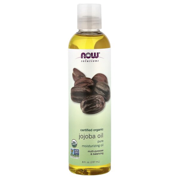 NOW Foods, Solutions, Organic Jojoba Oil, Bio-Jojoba?l, 237 ml