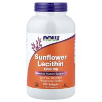NOW FOODS, SUNFLOWER LECITHIN 1200mg NON-GMO 200...