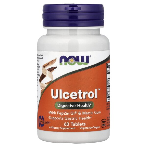 NOW Foods, Ulcetrol, 60 Tabletten