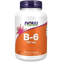 Now Foods, Vitamin B6, 100mg, 250 Veg.Kapseln