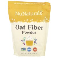 NuNaturals, Oat Fiber, Haferfaser, 454 g