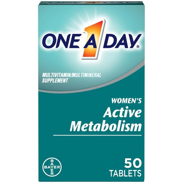 One A Day Frauen aktiver Stoffwechsel Multivitamin-Tabletten, 50 St?ck