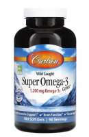 Carlson, Wild Caught Super Omega-3 Gems,...