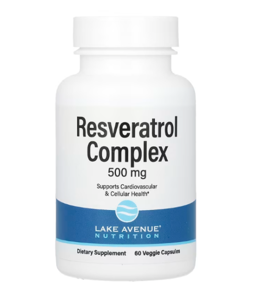 Lake Avenue Nutrition, Resveratrol Complex, Resveratrol-Komplex, 500 mg, 60 Kapseln