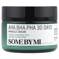 SOME BY MI, AHA. BHA. PHA 30 Days Miracle Cream, Gesichtscreme mit AHA, BHA und PHA, 60 g