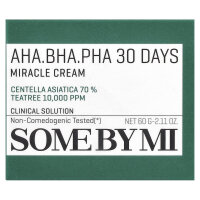 SOME BY MI, AHA. BHA. PHA 30 Days Miracle Cream, Gesichtscreme mit AHA, BHA und PHA, 60 g
