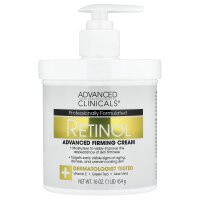 Advanced Clinicals, Retinol, Advanced Firming Cream, hochentwickelte straffende Creme, 454 g
