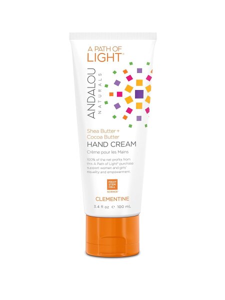 Andalou Naturals Ein Weg des Lichts, Shea Butter + Sanddorn Handcreme, 100 ml