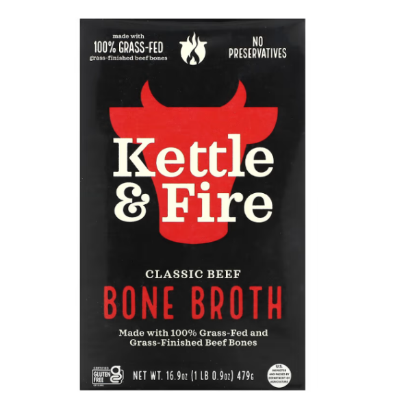 Kettle & Fire, Bone Broth, Classic Beef, Knochenbr?he, 479 g