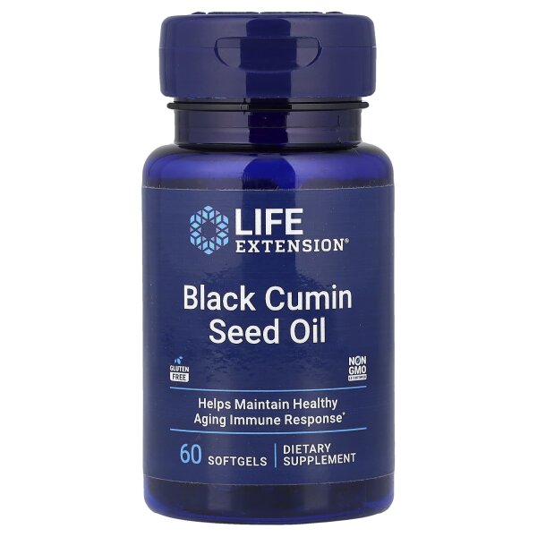 Life Extension, Black Cumin Seed Oil, Schwarzk?mmel?l, 60 Weichkapseln