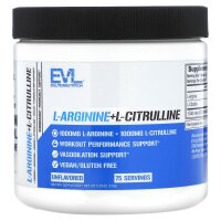 EVLution Nutrition, L-Arginin+L-Citrullin,...