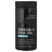 Sports Research, Omega-3 Fish Oil, Triple Strength , 180...