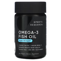 Sports Research, Omega-3 Fish Oil, Triple Strength , 30...