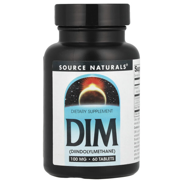 Source Naturals, DIM, 100 mg, 60 Tabletten