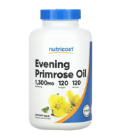Nutricost, Nachtkerzen?l, 1.300 mg, 120 Weichkapseln