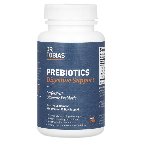 Dr. Tobias, Prebiotics, Pr?biotika, Unterst?tzung der Verdauung, 30 Kapseln