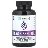 Zhou Nutrition, Schwarzk?mmel?l, 60 vegetarische Kapseln