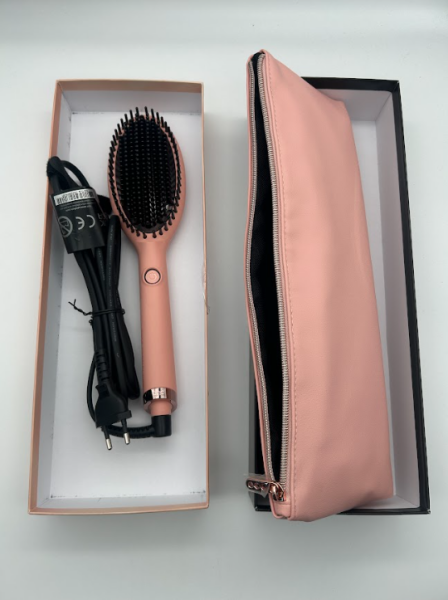 ghd glide Pink Peach Hot Brush, Gl?ttb?rste mit Keramikheiztechnologie und Ionisator