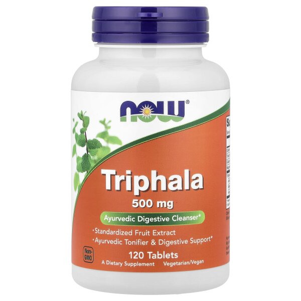 NOW Foods, Triphala, 500 mg, 120 Tabletten
