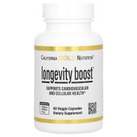 California Gold Nutrition, Longevity Boost, Erg?nzungsmittel zur Steigerung der Langlebigkeit, 60 pflanzliche Kapseln
