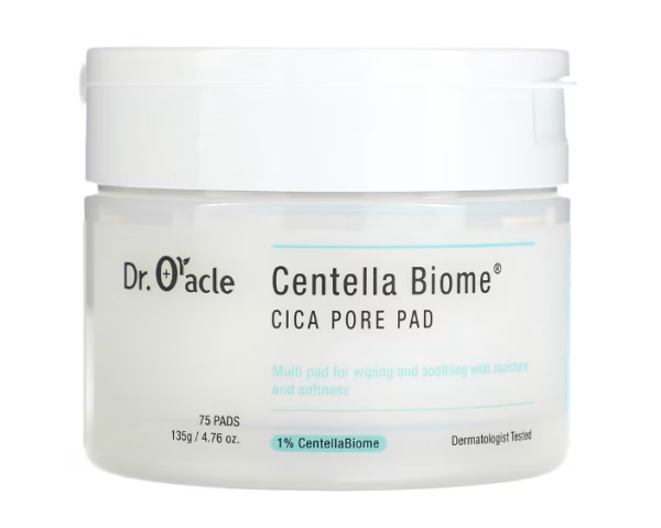 Dr. Oracle, Centella Biome, Cica Pore Pad, 75 Pads, 135 g