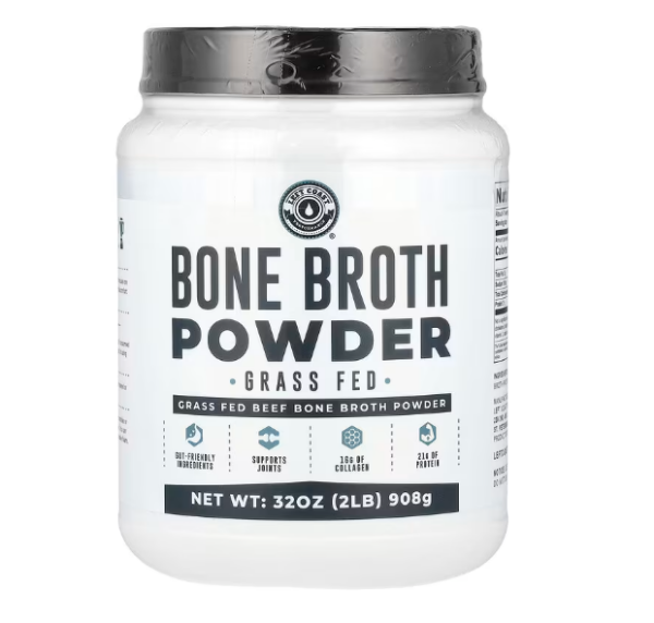 Left Coast Performance, Bone Broth Powder, Knochenbr?hepulver, Rindfleisch, 908 g