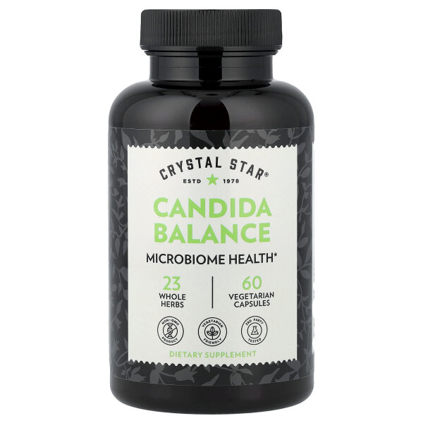 Crystal Star, Candida Balance, 60 vegetarische Kapseln