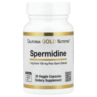 California Gold Nutrition, Spermidine, Rice Germ Extract,...