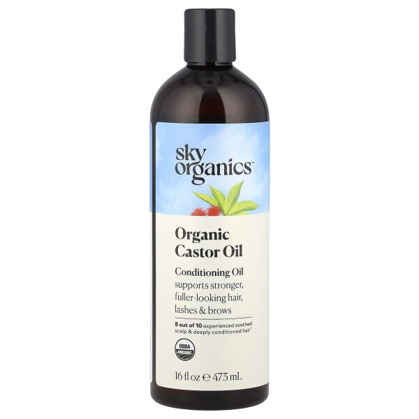 Sky Organics, Organic Castor Oil, Bio-Rizinus?l, 473 ml