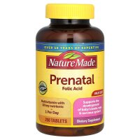 Nature Made, Prenatal Folic Acid, pr?natale Fols?ure, 250 Tabletten