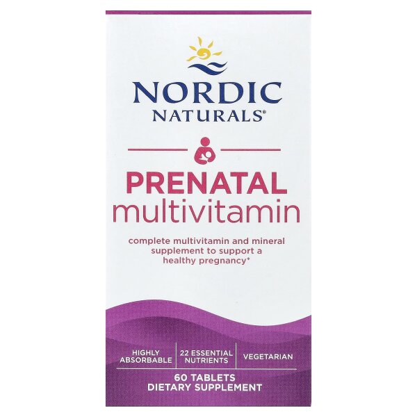 Nordic Naturals, Pr?natales Multivitamin, 60 Tabletten