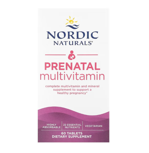 Nordic Naturals, Pr?natales Multivitamin, 60 Tabletten