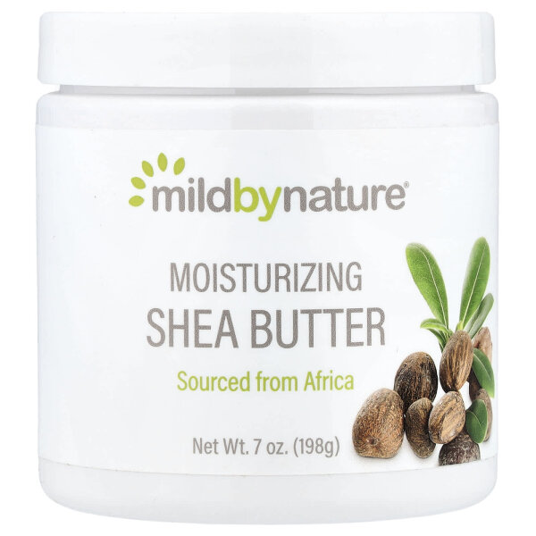 Mild By Nature, Moisturizing Shea Butter, feuchtigkeitsspendende Sheabutter, 198 g