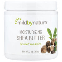Mild By Nature, Moisturizing Shea Butter, feuchtigkeitsspendende Sheabutter, 198 g