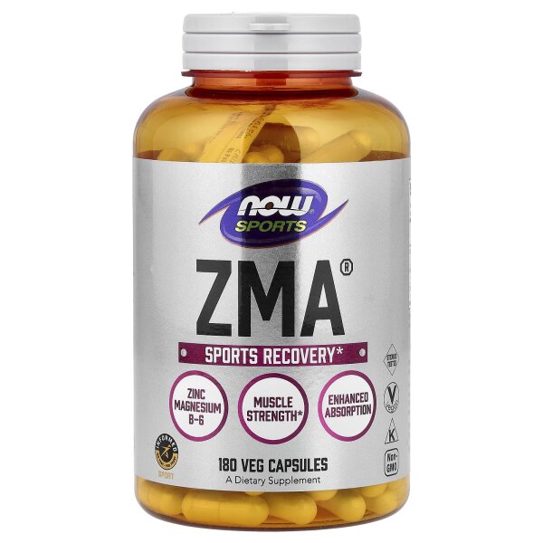 NOW Foods, Sports, ZMA, Sports Recovery, Regeneration nach dem Sport, 180 pflanzliche Kapseln
