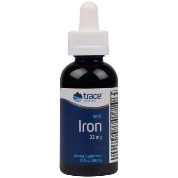 Trace Minerals, Ionic Iron, 22mg, 1,9 fl. oz. (56ml)
