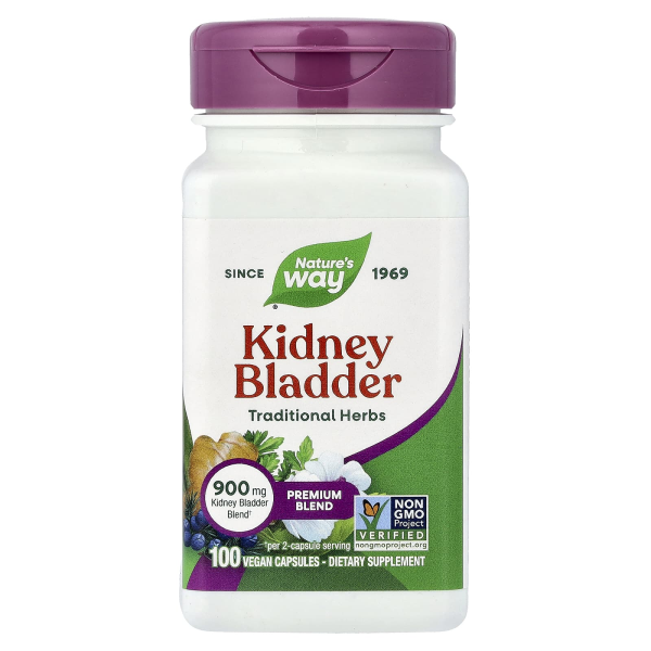 Natures Way, Kidney Bladder, Nierenblase, 900 mg, 100 vegane Kapseln