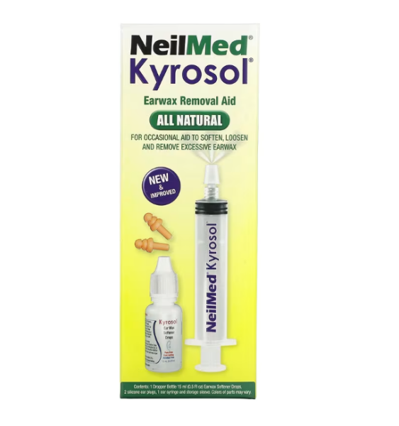 NeilMed, Kyrosol Ohrenschmalz-Entferner, alkoholfrei, 5-teiliges Set