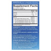Viva Naturals, Omega-3-Fischöl, dreifache...