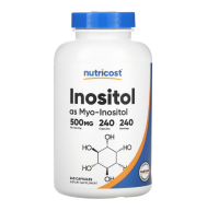 Nutricost, Inosit als Myo ? Inosit, 500 mg, 240 Kapseln