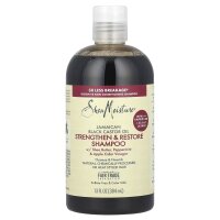 SheaMoisture, Shampoo f?r st?rkeres und ges?nderes Haar, mit Rizinus?l, 384 ml