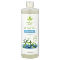 Mild By Nature, (Natures Gate), Biotin & Bamboo Shampoo for Thin Hair, Shampoo mit Biotin und Bambus f?r d?nnes Haar, 473 ml