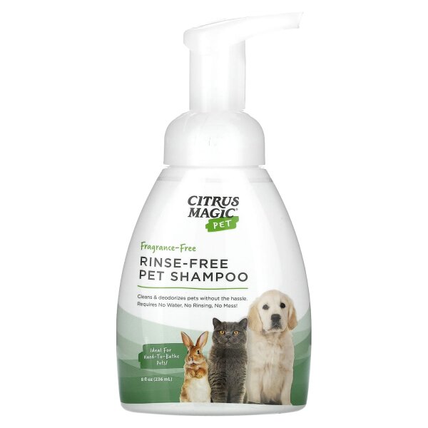 Citrus Magic, Pet, Haustier-Shampoo, nicht absp?lbar, ohne Duftstoffe, 236 ml
